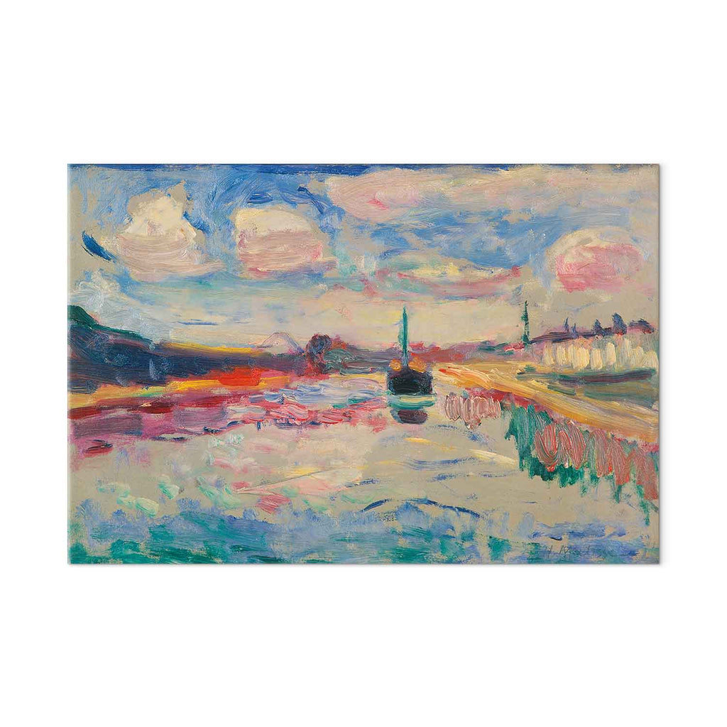 Canal du Midi Landscape Canvas Print