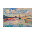 Canal du Midi Landscape Canvas Print