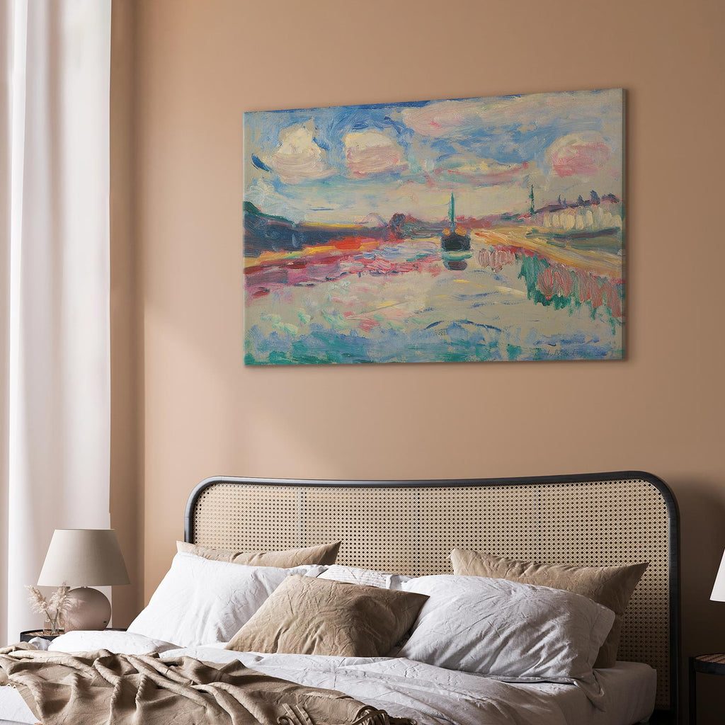 Canal du Midi Landscape Canvas Print