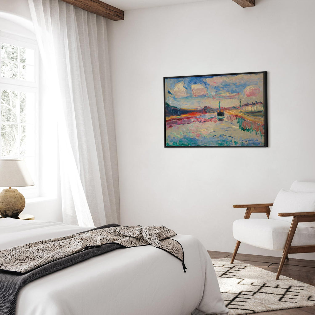 Canal du Midi Landscape Canvas Print