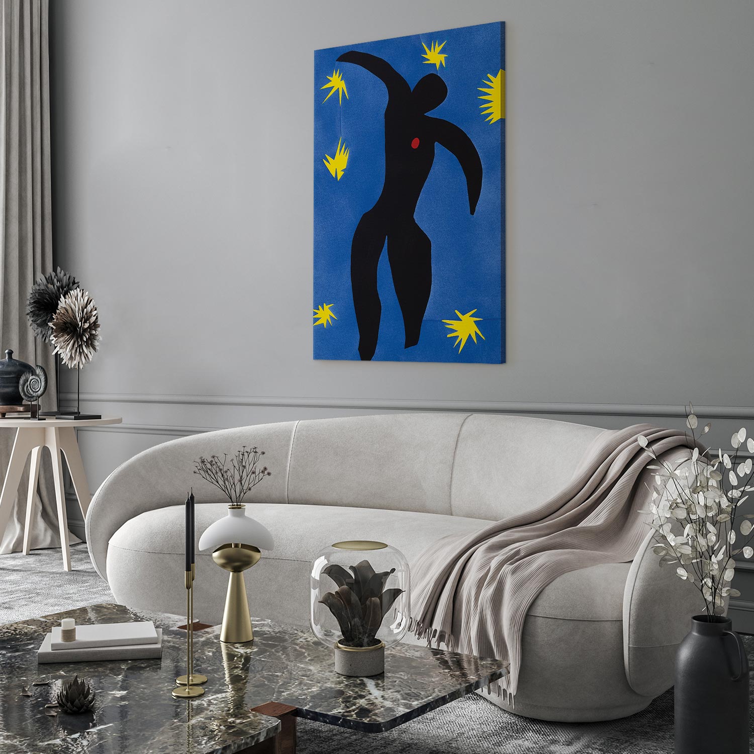 Matisse Icarus Modern Art Canvas Print