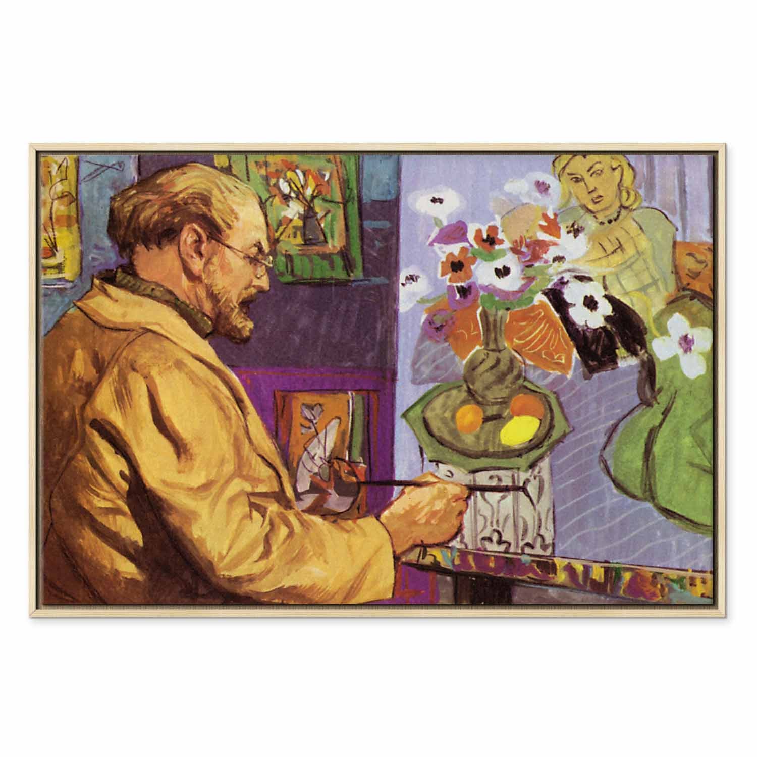 Henri Matisse Colour Lithograph Canvas Print