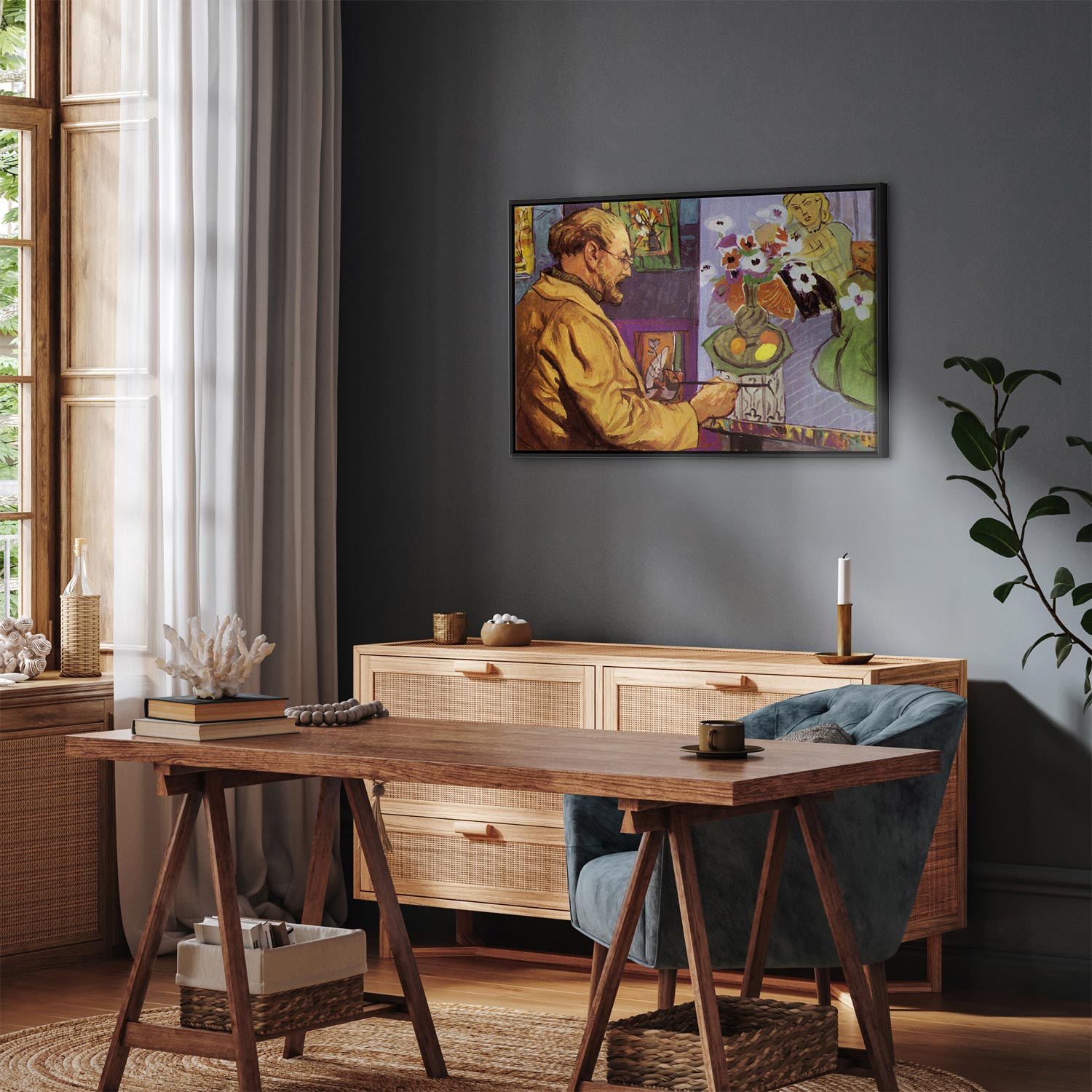 Henri Matisse Colour Lithograph Canvas Print