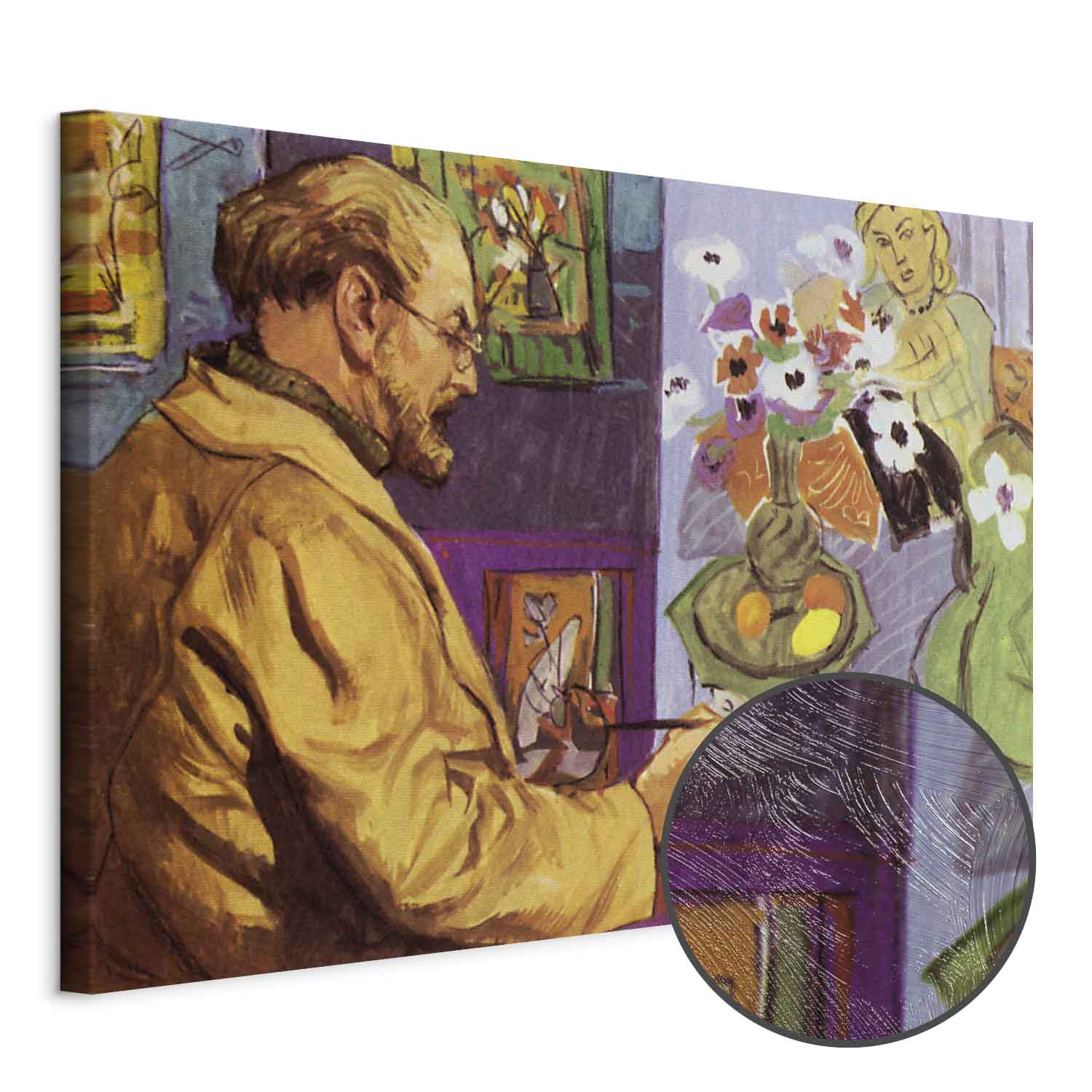 Henri Matisse Colour Lithograph Canvas Print