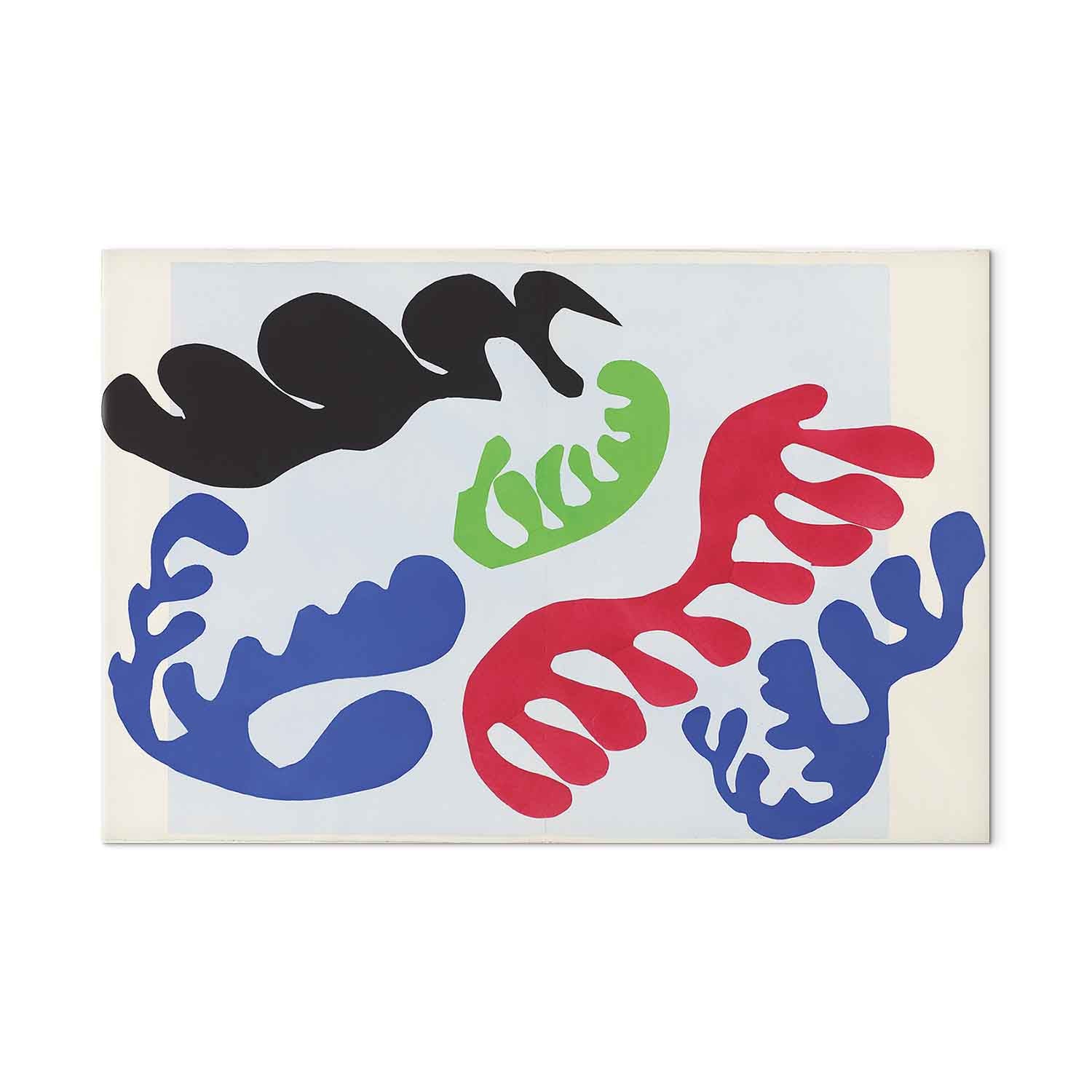 Matisse Lagoon III Abstract Canvas Print