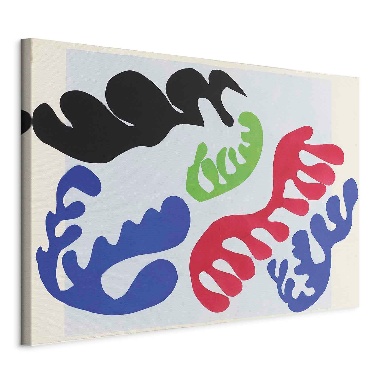 Matisse Lagoon III Abstract Canvas Print