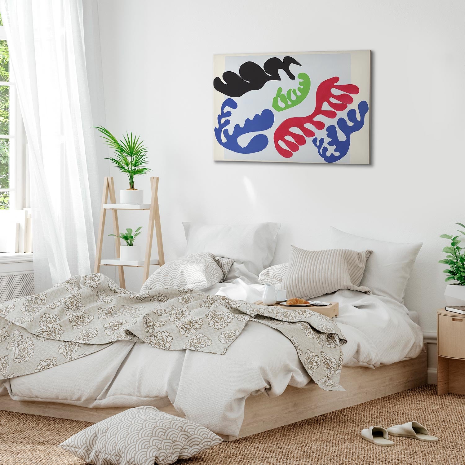 Matisse Lagoon III Abstract Canvas Print