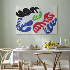 Matisse Lagoon III Abstract Canvas Print