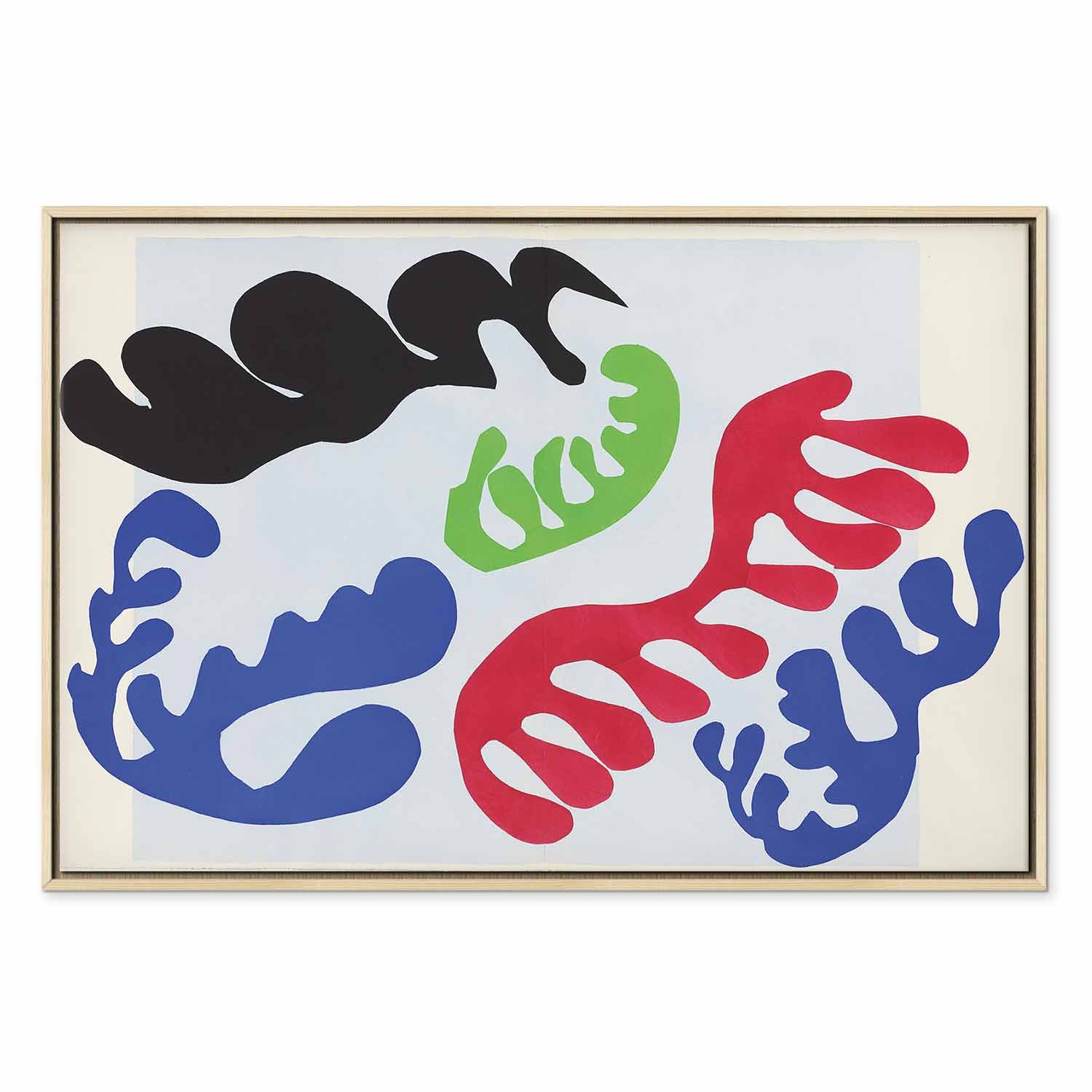 Matisse Lagoon III Abstract Canvas Print