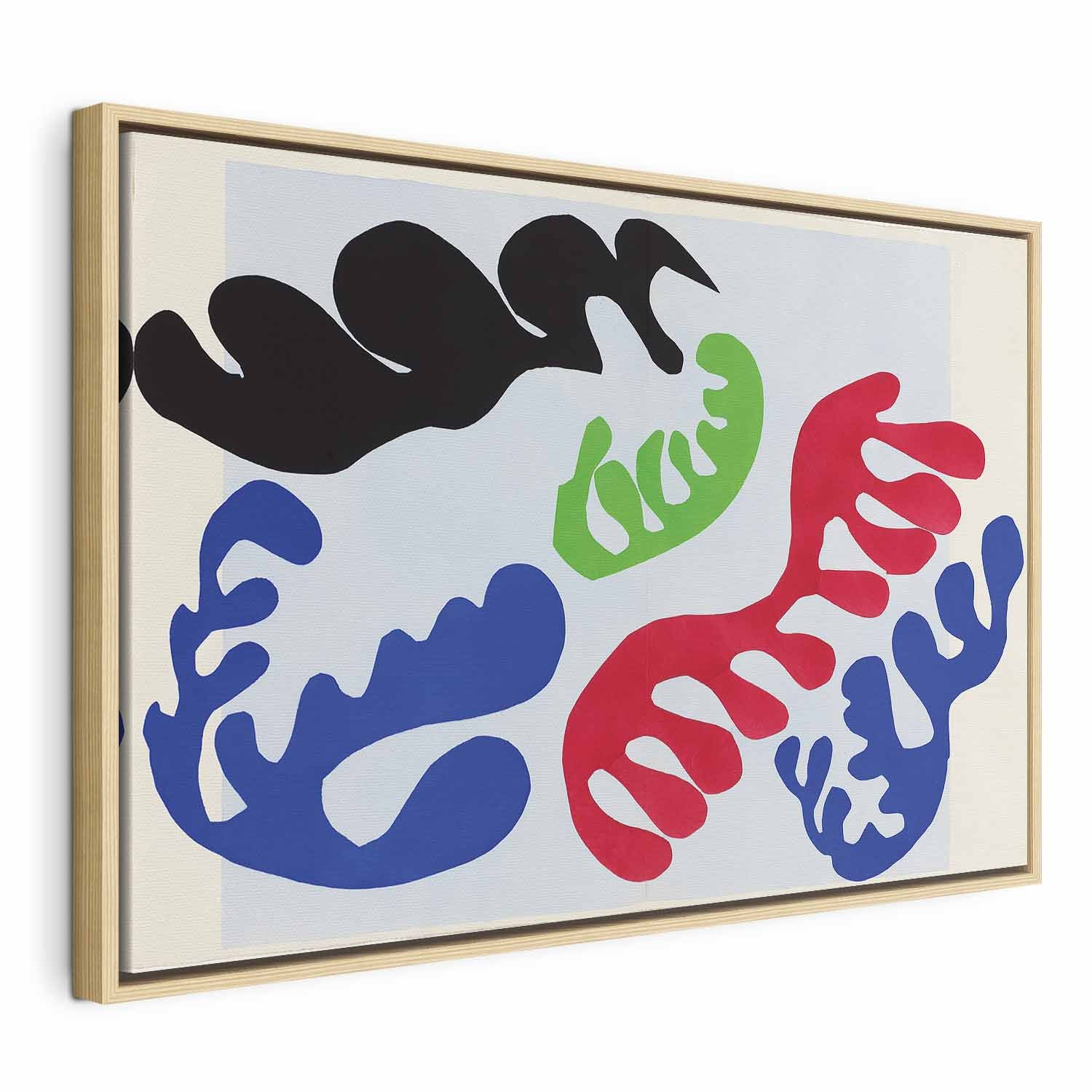 Matisse Lagoon III Abstract Canvas Print