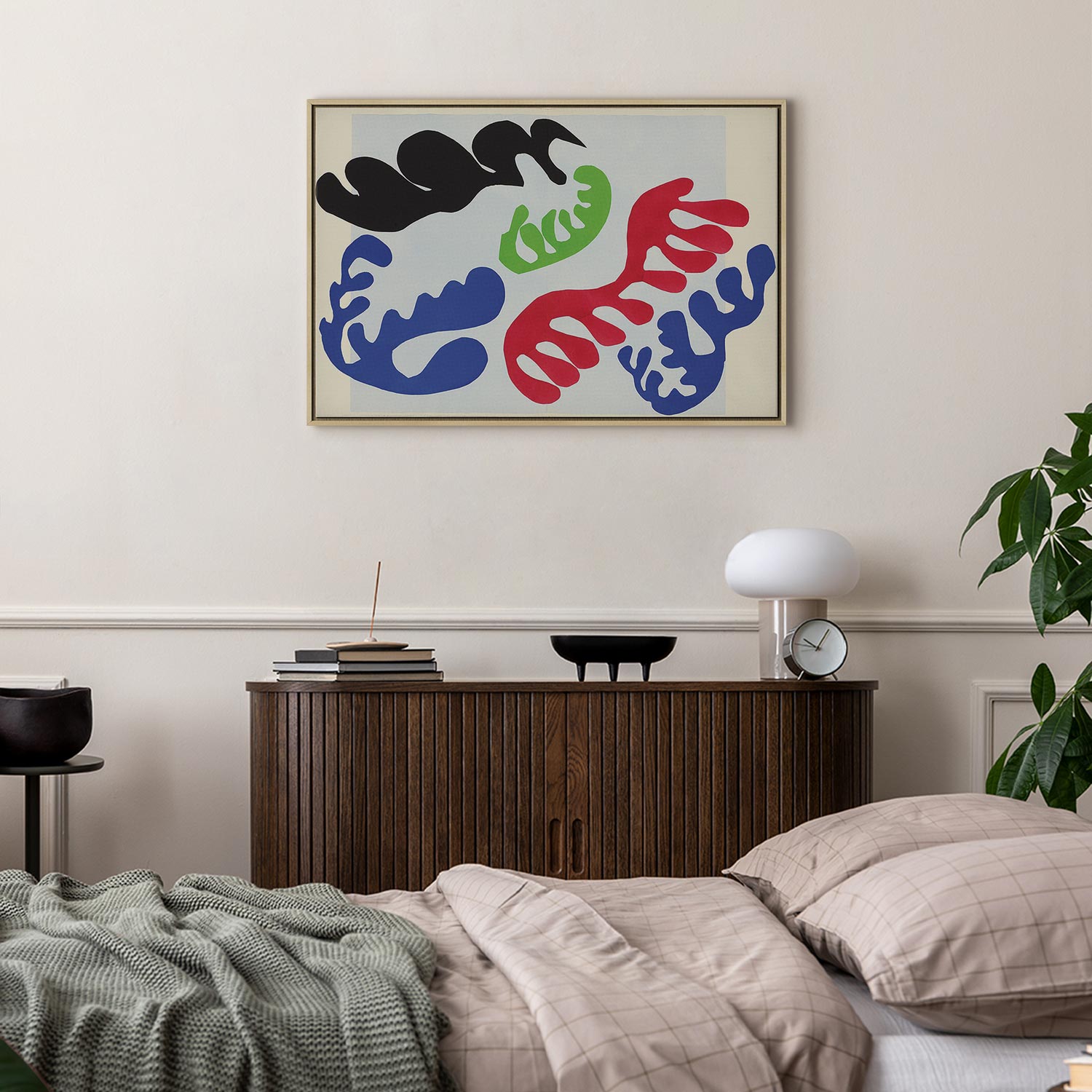 Matisse Lagoon III Abstract Canvas Print