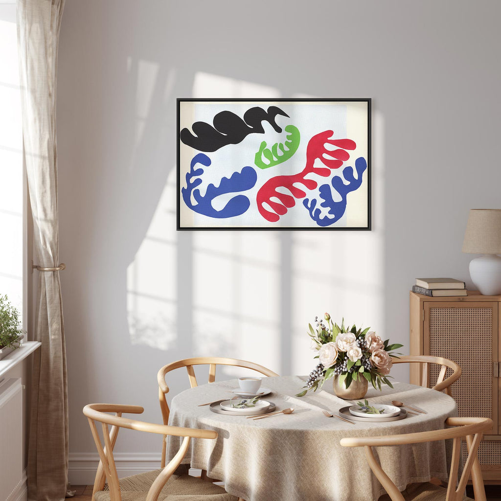 Matisse Lagoon III Abstract Canvas Print