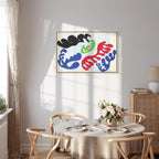 Matisse Lagoon III Abstract Canvas Print