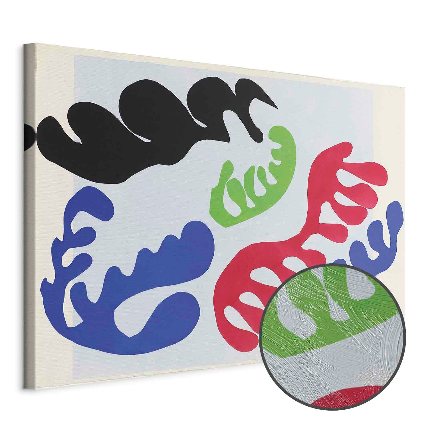 Matisse Lagoon III Abstract Canvas Print