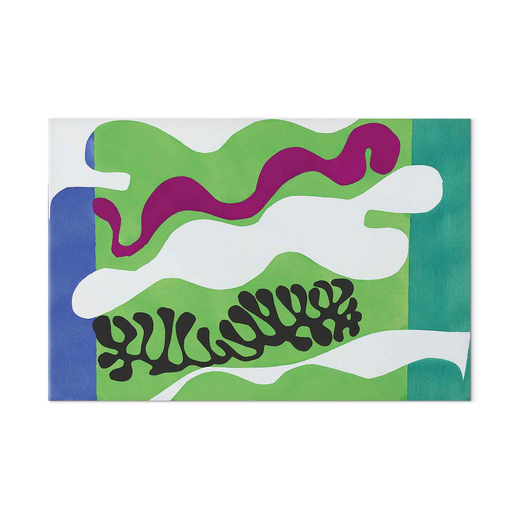 Matisse Lagoon II Abstract Art Canvas Print