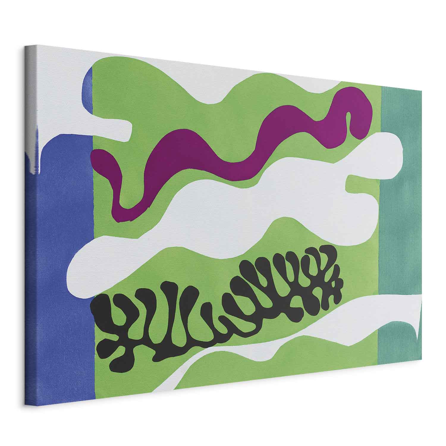 Matisse Lagoon II Abstract Art Canvas Print