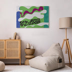 Matisse Lagoon II Abstract Art Canvas Print