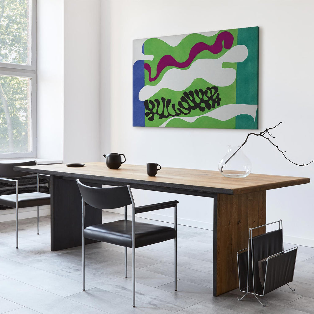 Matisse Lagoon II Abstract Art Canvas Print
