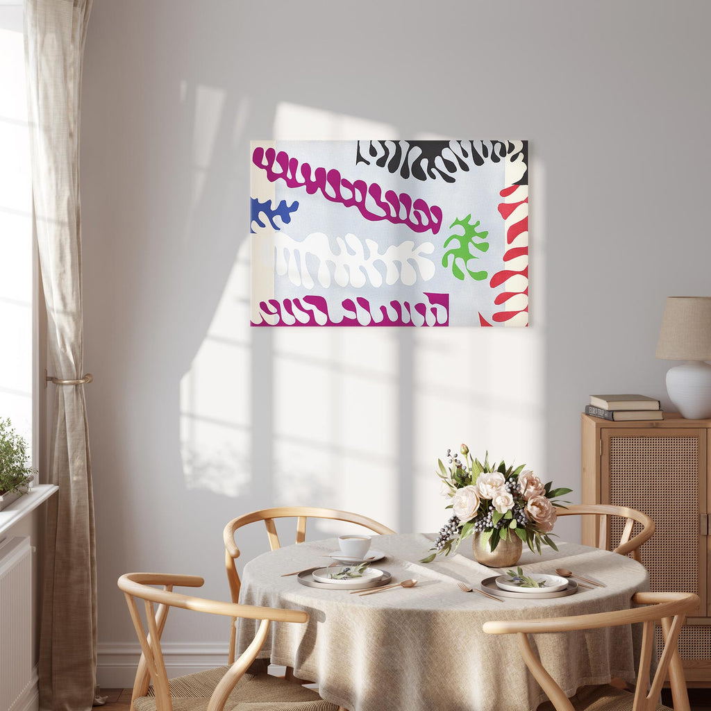 Matisse Lagoon I Abstract Canvas Print