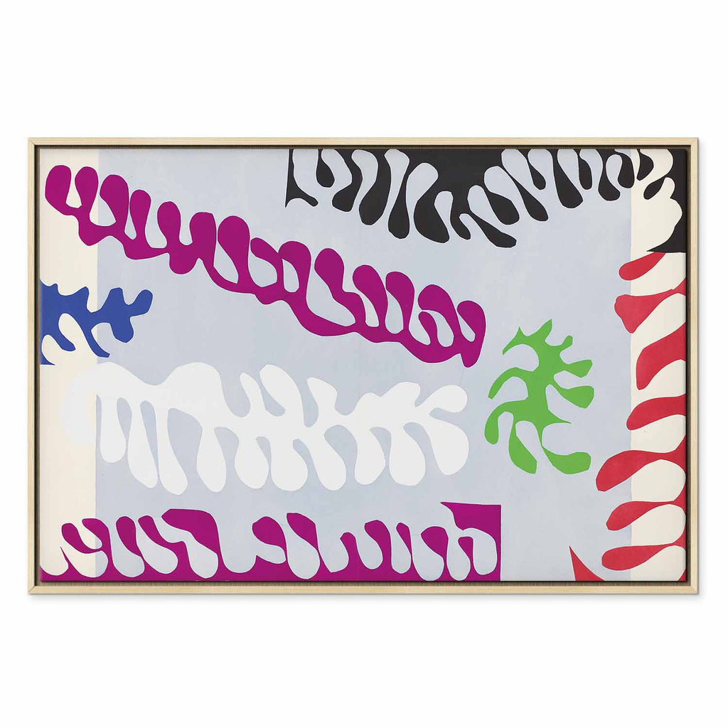 Matisse Lagoon I Abstract Canvas Print