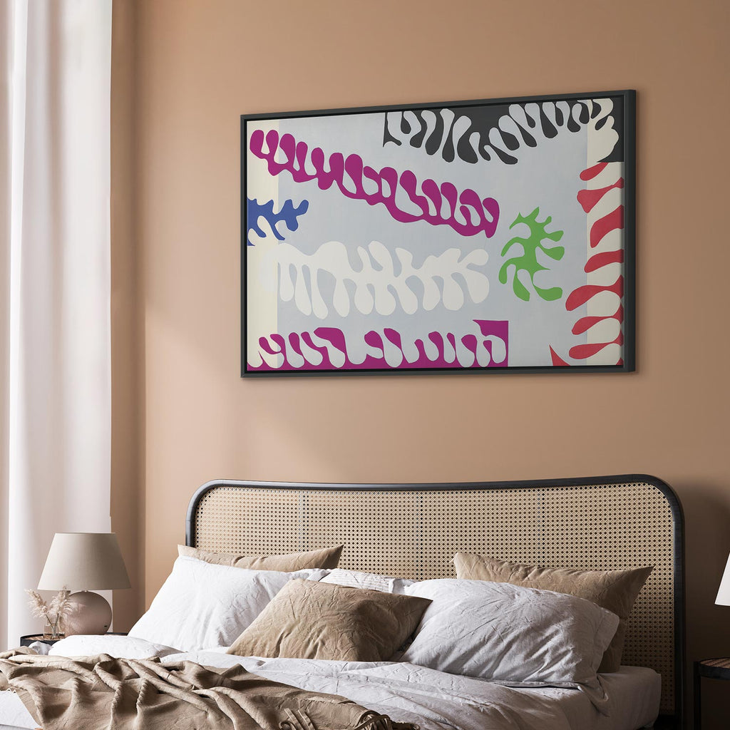 Matisse Lagoon I Abstract Canvas Print