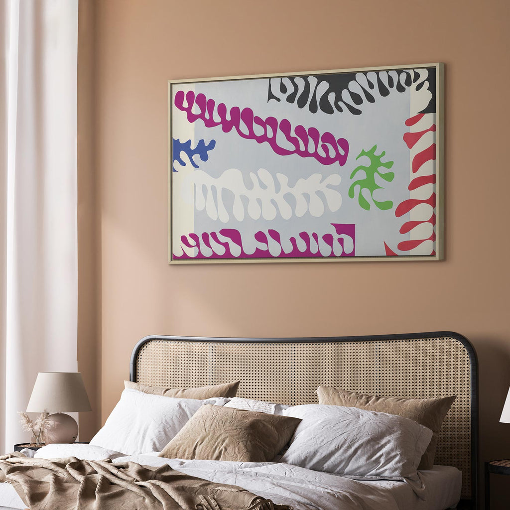 Matisse Lagoon I Abstract Canvas Print