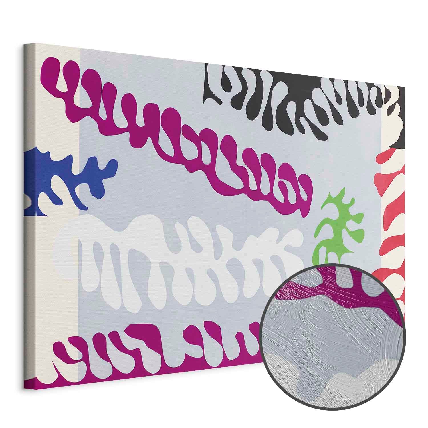 Matisse Lagoon I Abstract Canvas Print