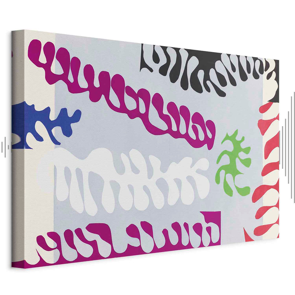 Matisse Lagoon I Abstract Canvas Print