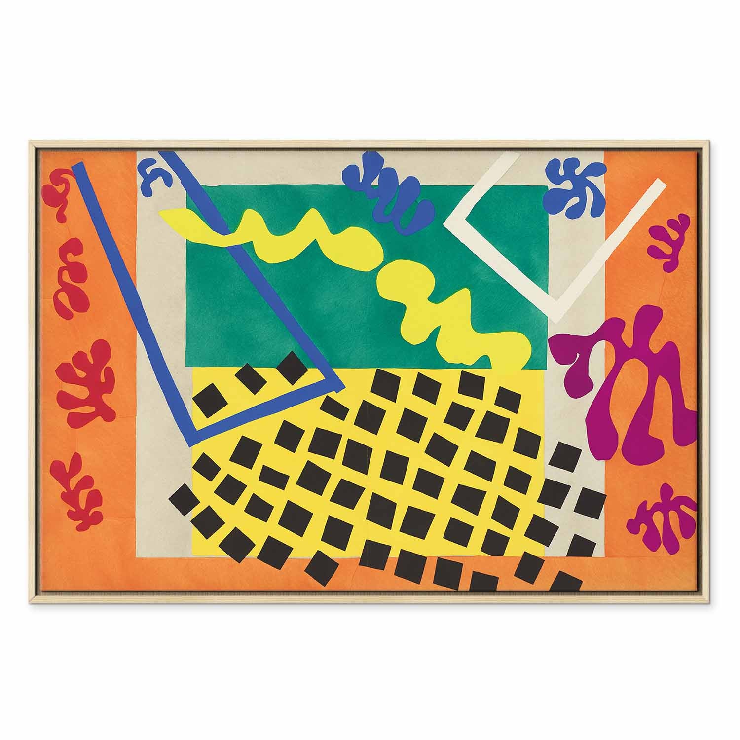 Matisse Jazz The Codomas Modern Canvas Print