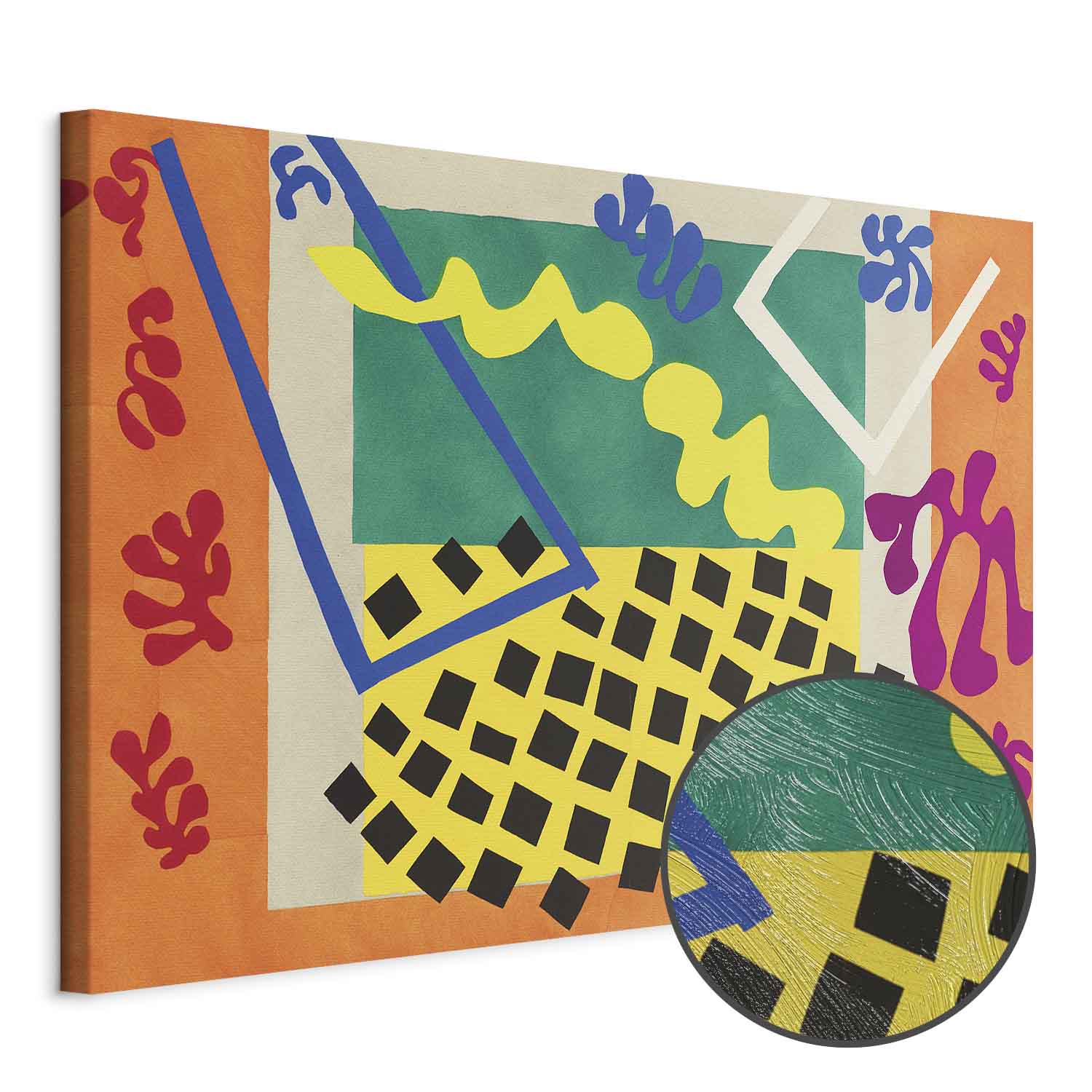 Matisse Jazz The Codomas Modern Canvas Print