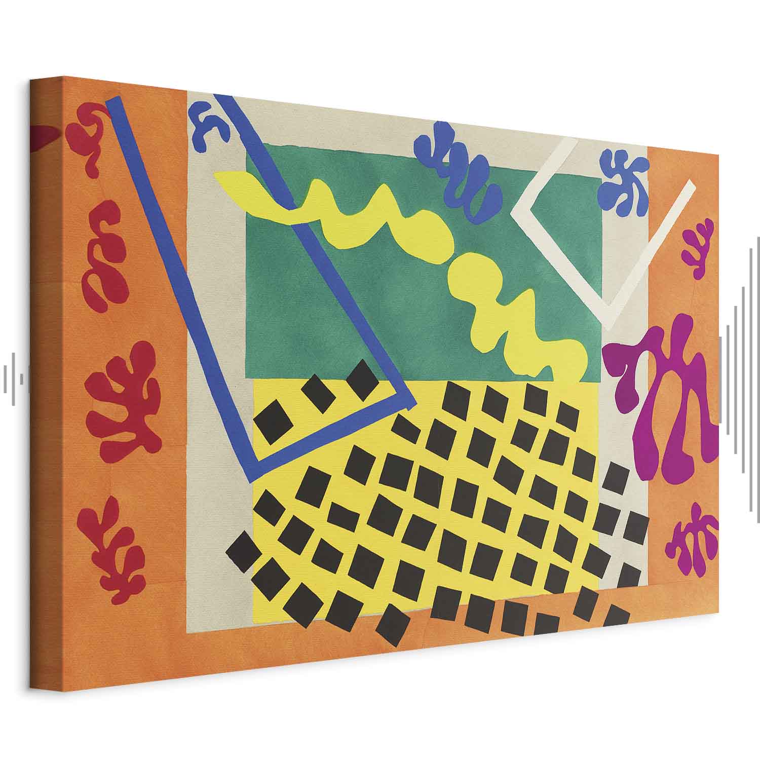 Matisse Jazz The Codomas Modern Canvas Print