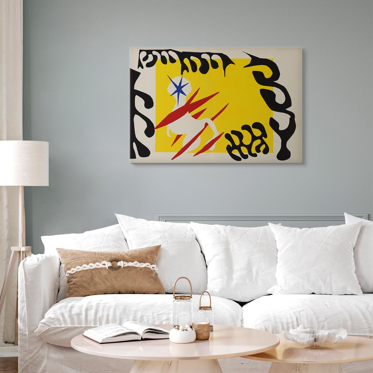 White Elephant Surreal Canvas Print
