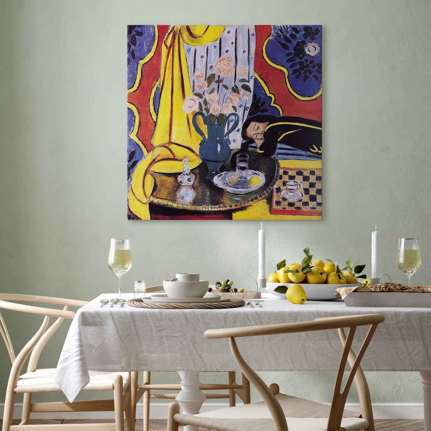 Henri Matisse Harmony in Yellow Classic Canvas Print