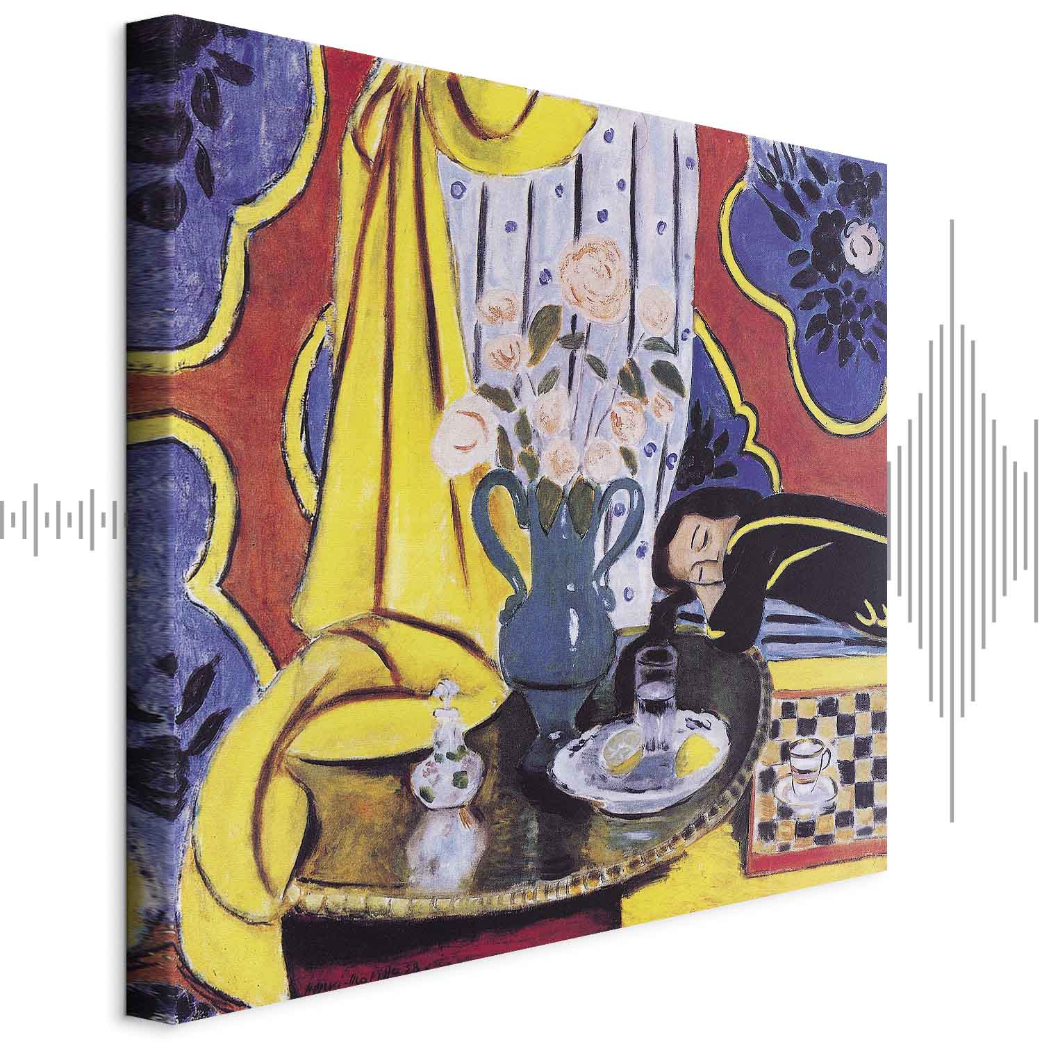 Henri Matisse Harmony in Yellow Classic Canvas Print