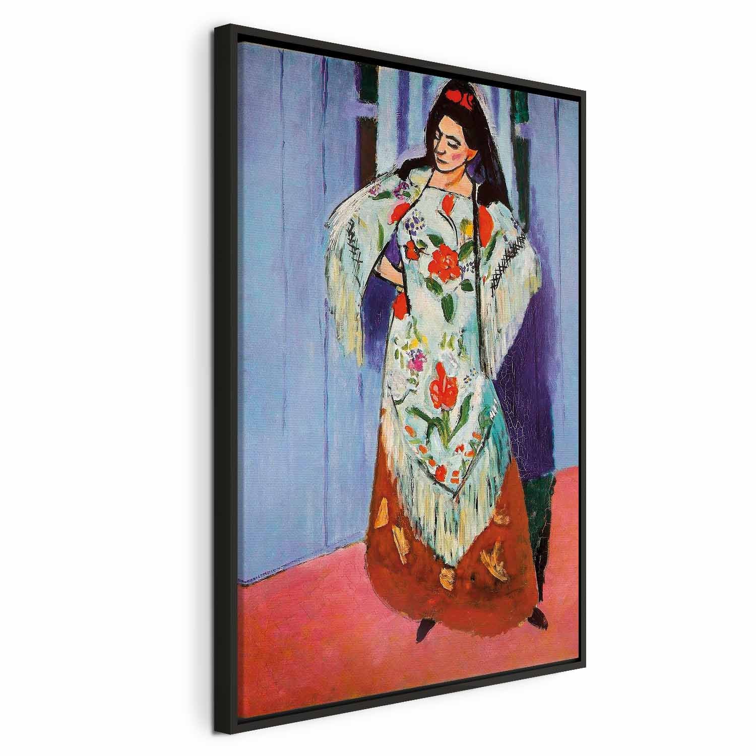 Madame Matisse with Manila Shawl Classic Canvas Print