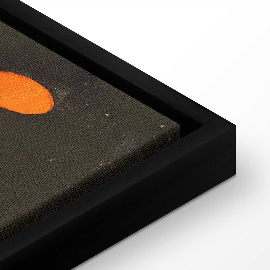 Matisse Arabesque Orange Abstract Canvas Print