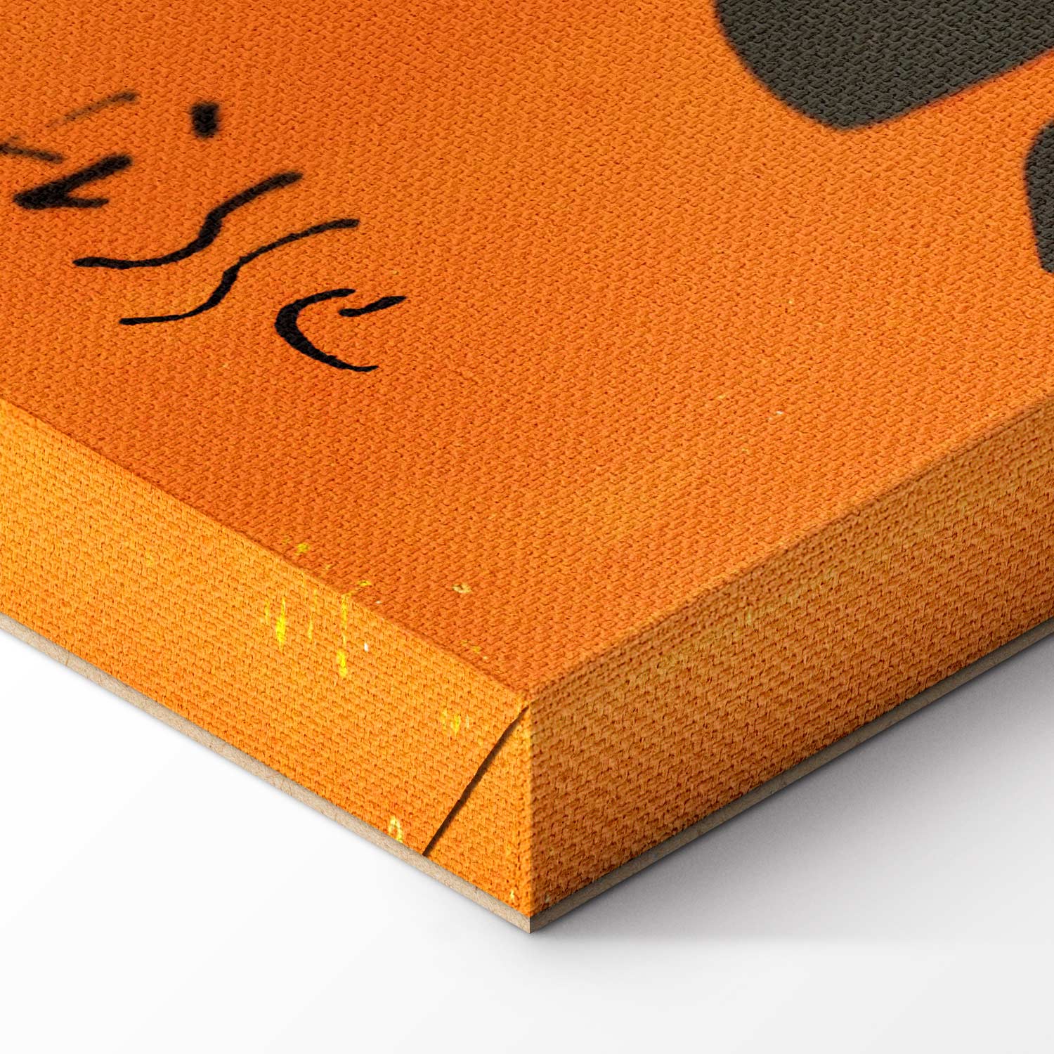 Matisse Arabesque Orange Abstract Canvas Print