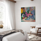 Matisse Peonies Floral Canvas Print