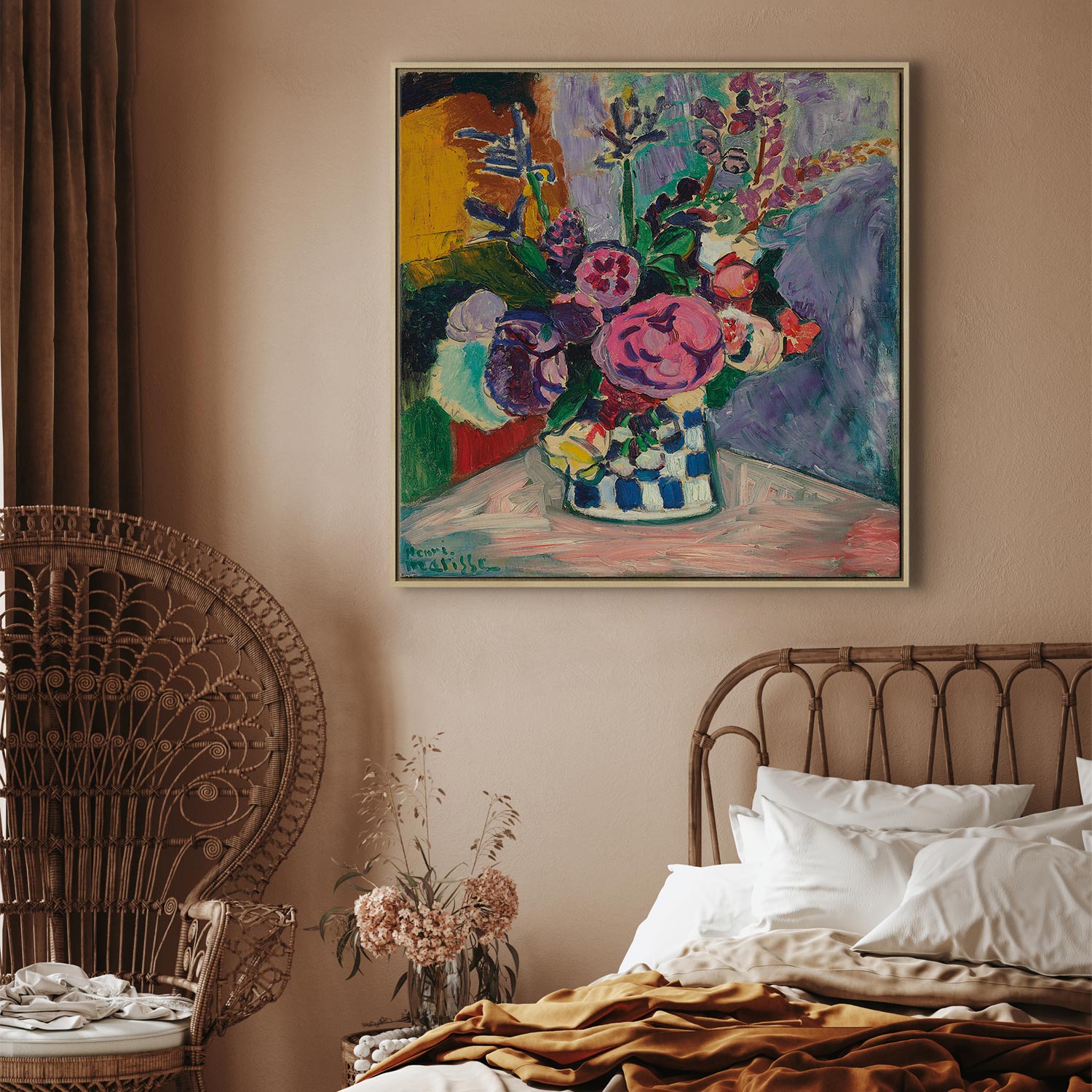Matisse Peonies Floral Canvas Print