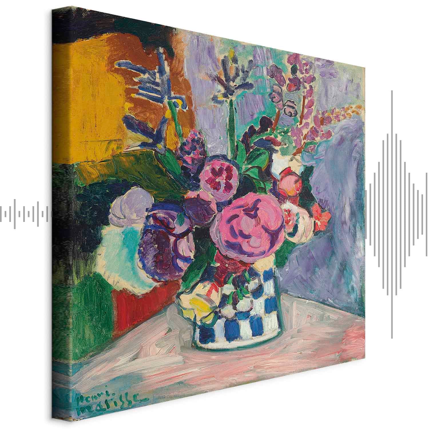 Matisse Peonies Floral Canvas Print