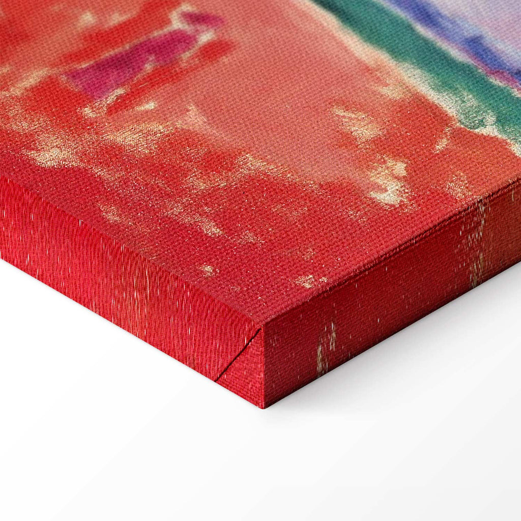 Collioure Harbor Fauvist Canvas Print