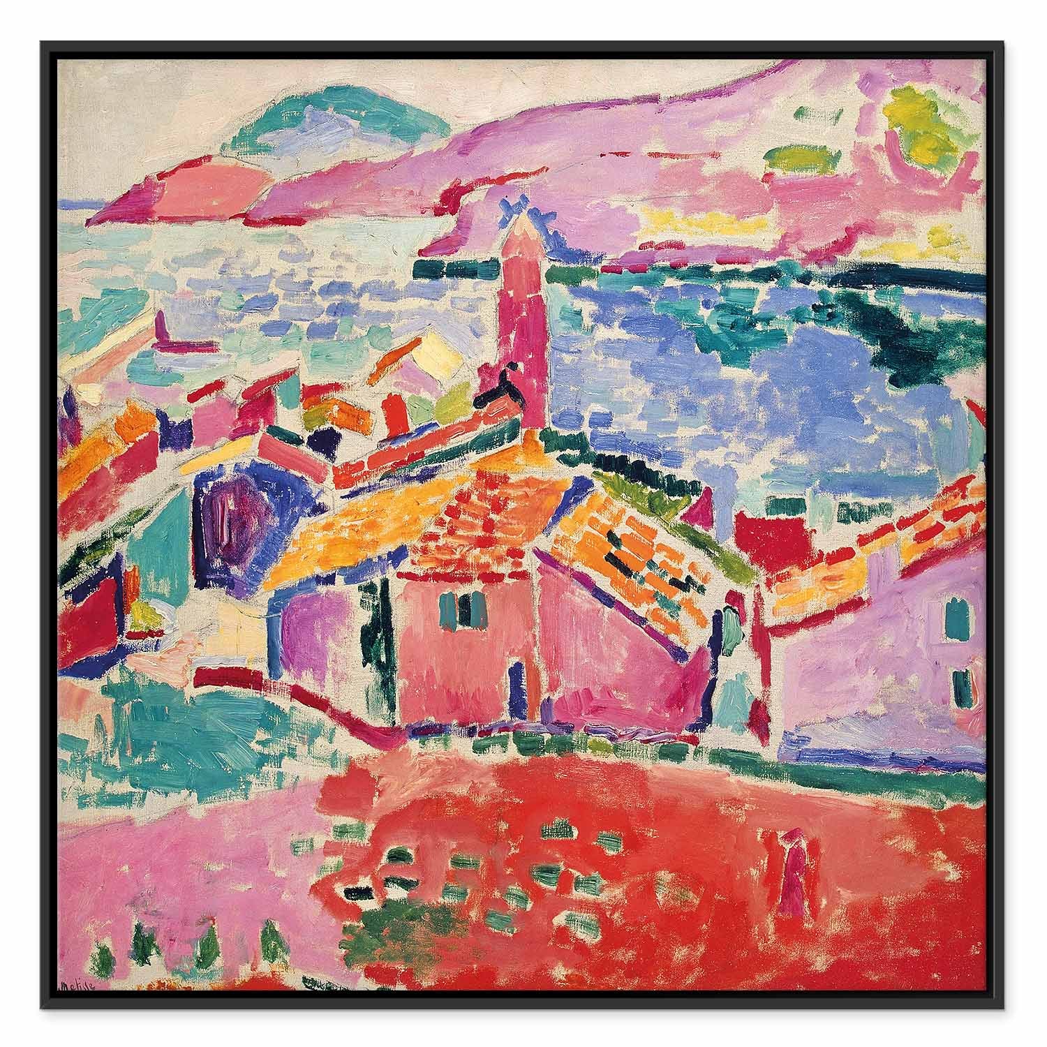 Collioure Harbor Fauvist Canvas Print