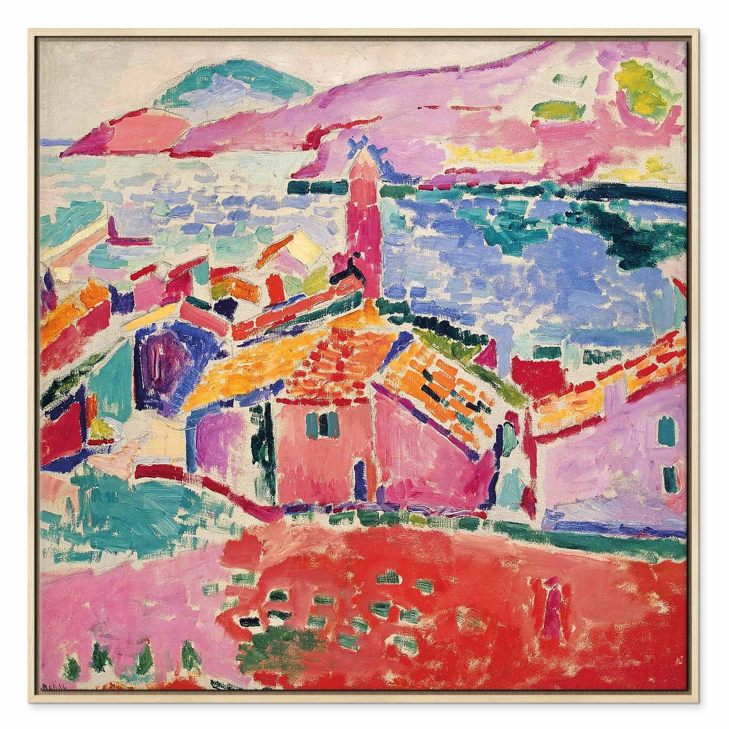 Collioure Harbor Fauvist Canvas Print