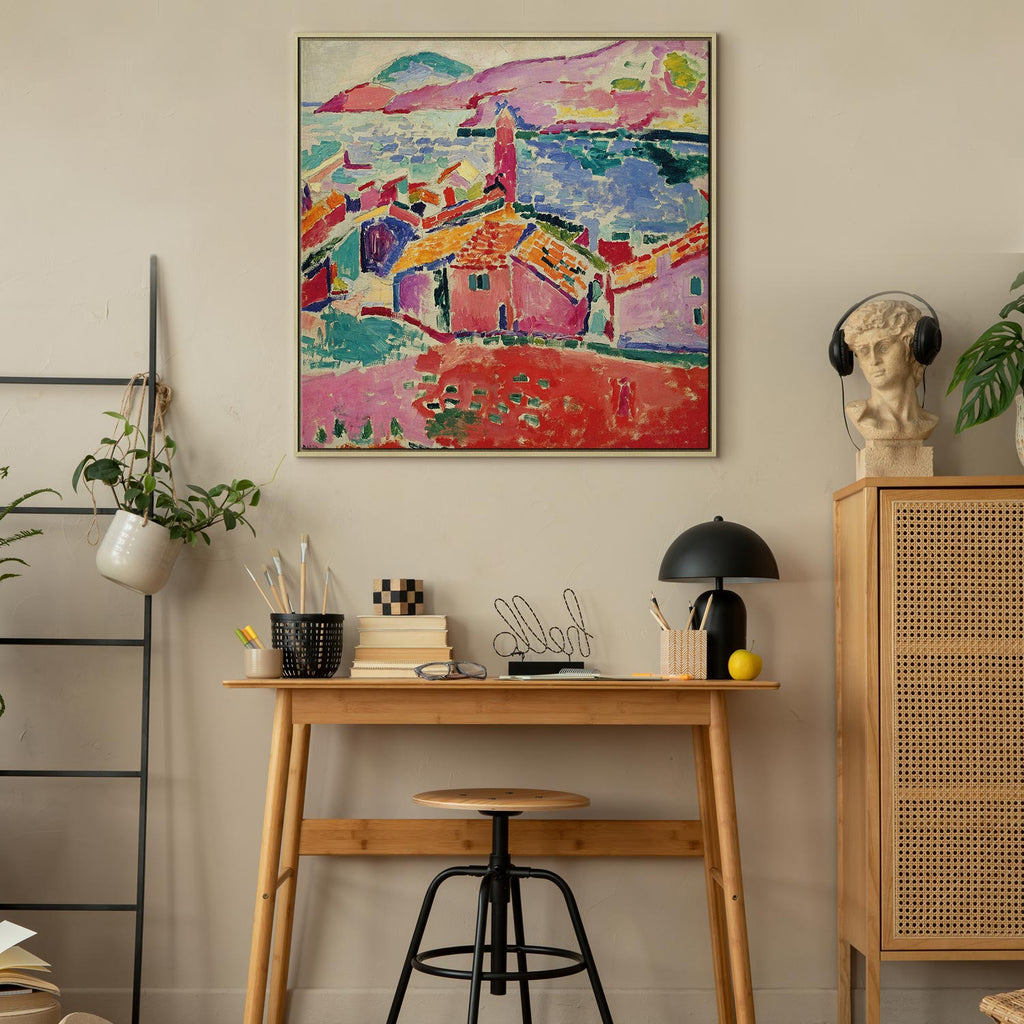 Collioure Harbor Fauvist Canvas Print