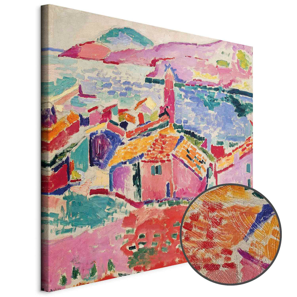 Collioure Harbor Fauvist Canvas Print