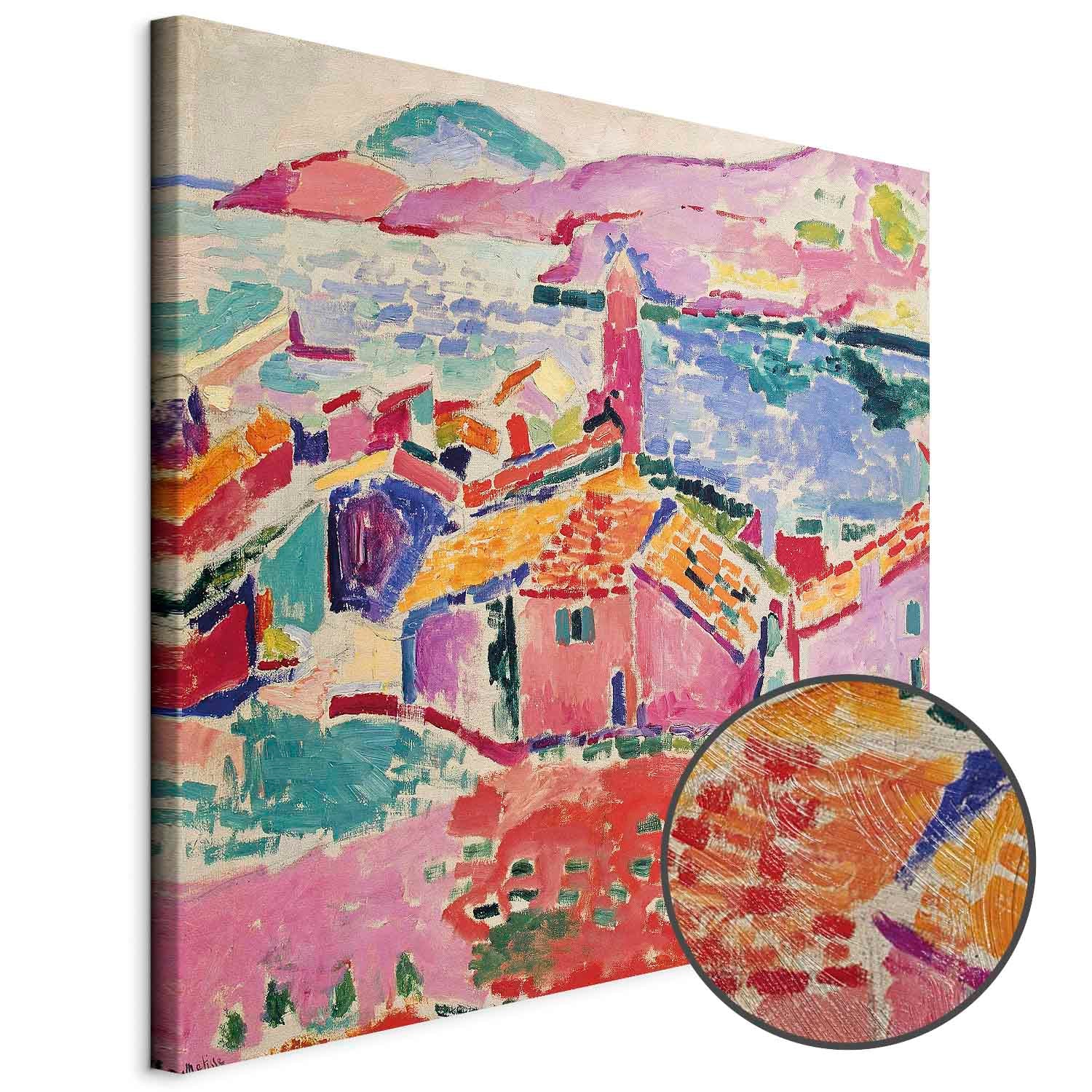 Collioure Harbor Fauvist Canvas Print