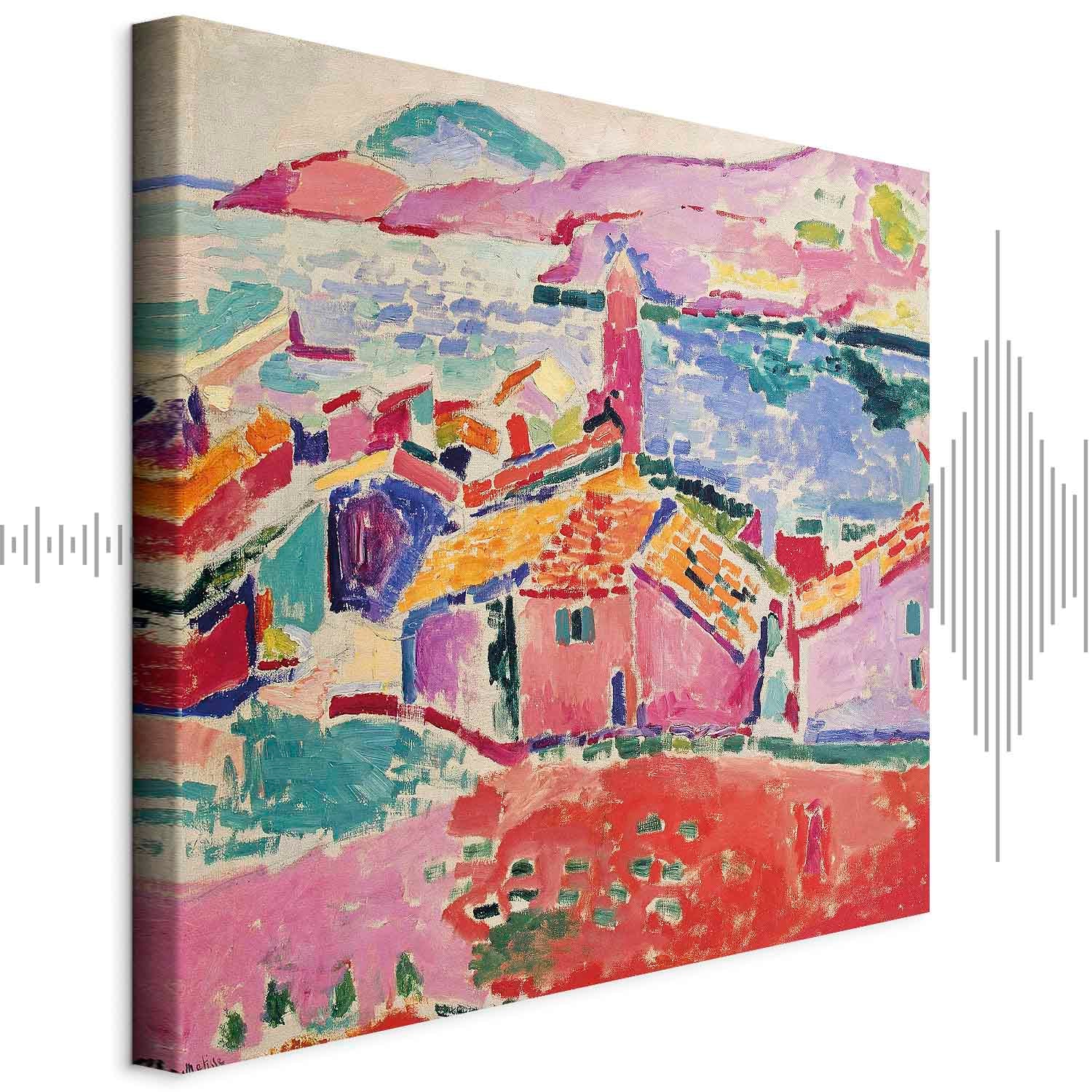 Collioure Harbor Fauvist Canvas Print