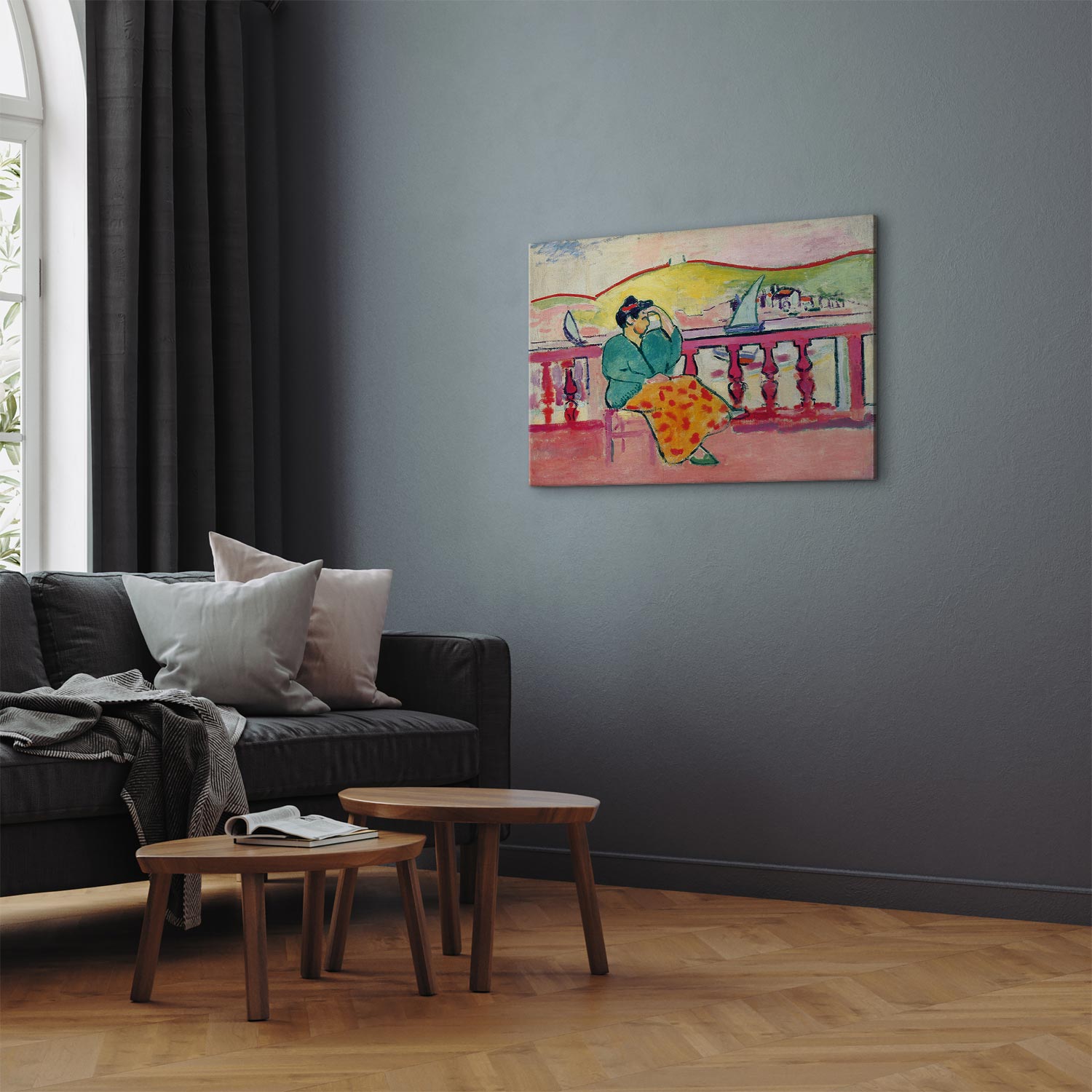 Matisse Woman on the Terrace Classic Canvas Print