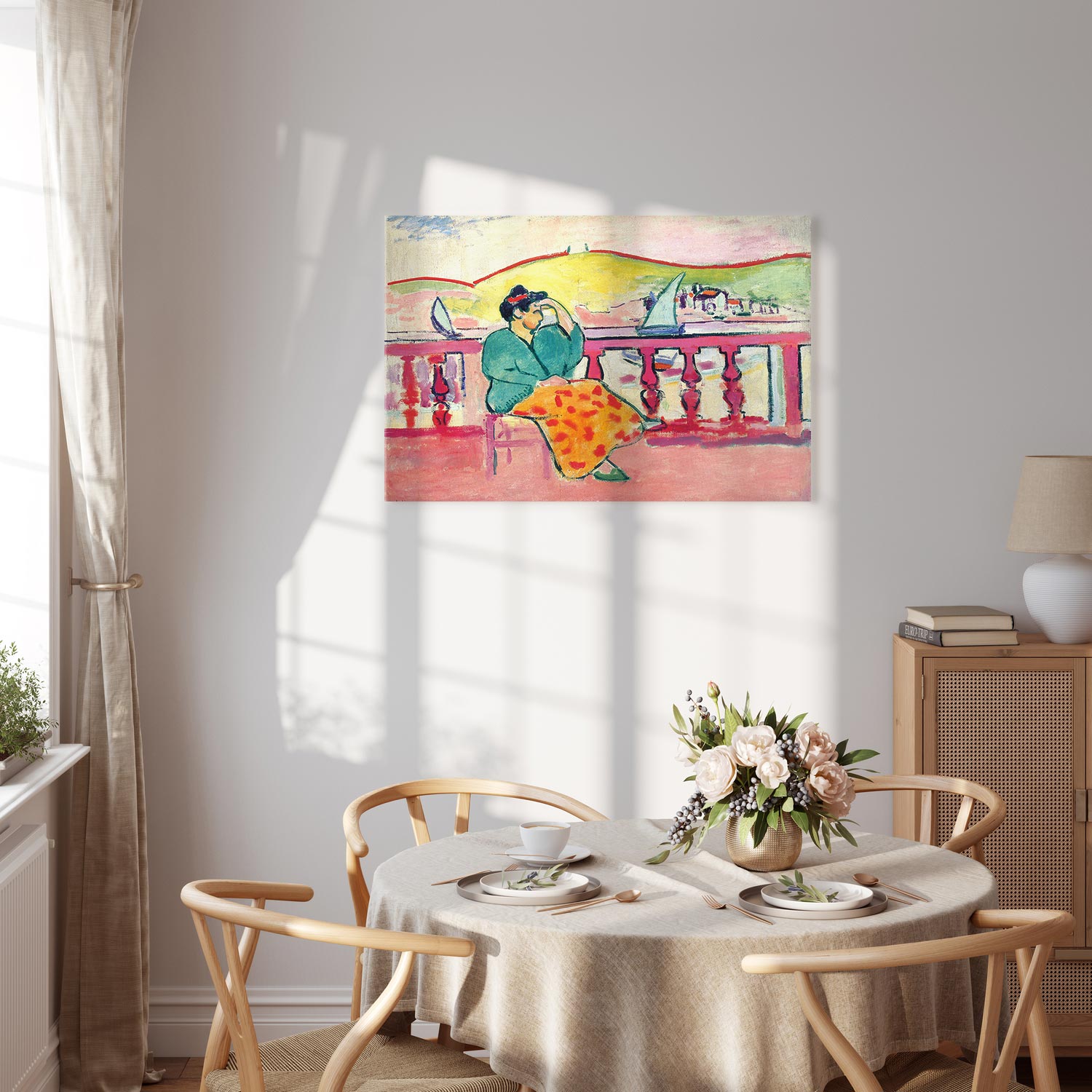 Matisse Woman on the Terrace Classic Canvas Print