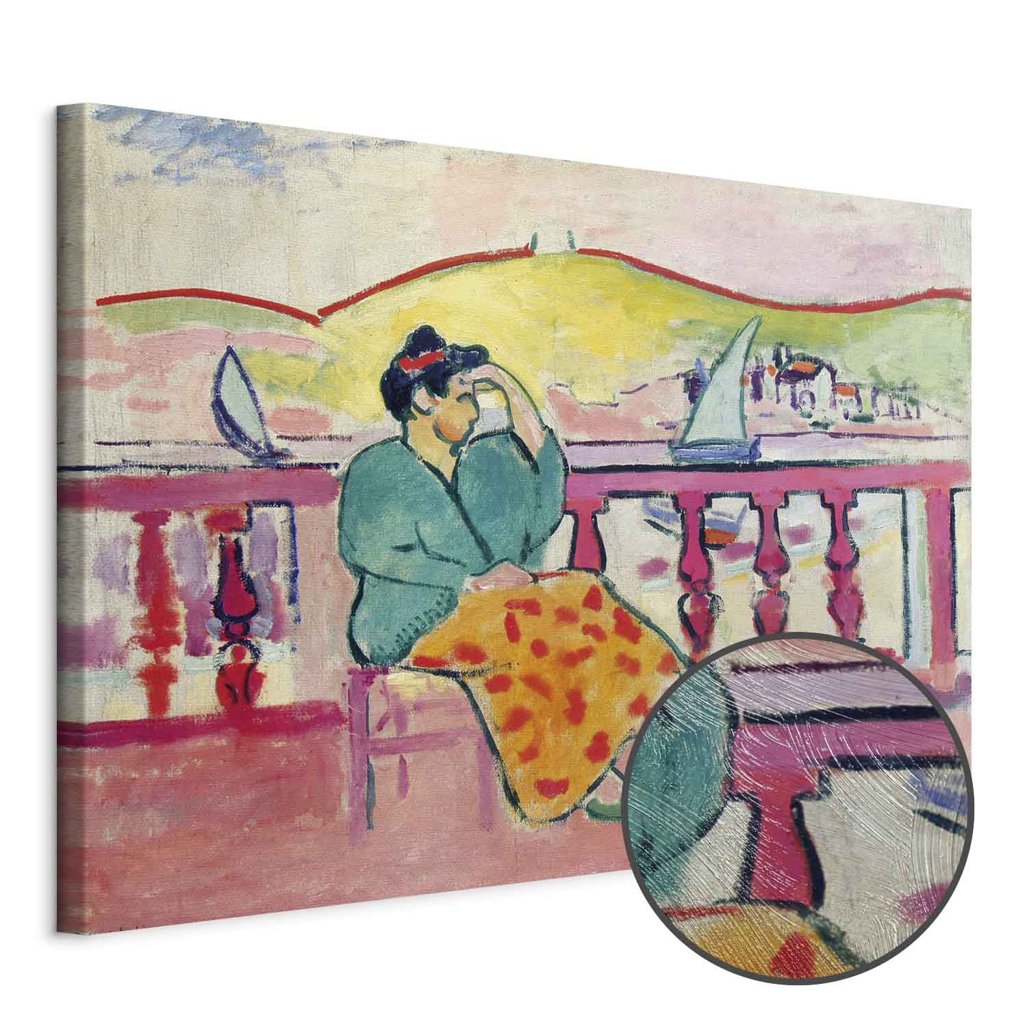 Matisse Woman on the Terrace Classic Canvas Print